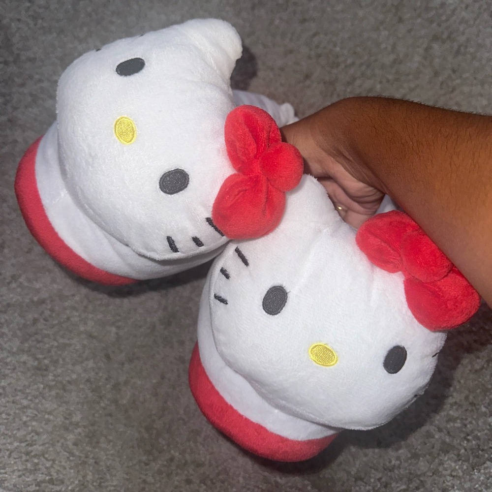 Hello Kitty Plush Slippers
